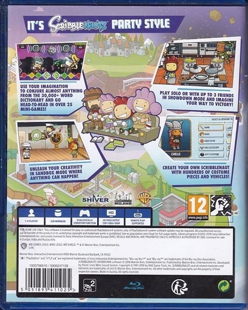 Scribblenauts Showdown - PS4 (B Grade) (Genbrug)